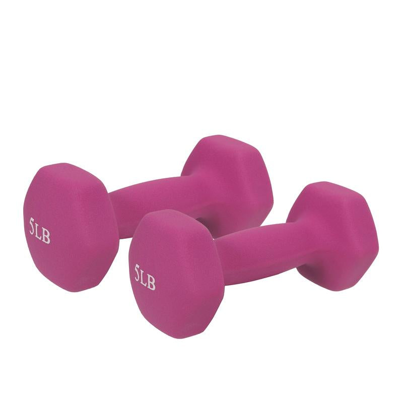  Pair Set of 2 Hex Dumbbells