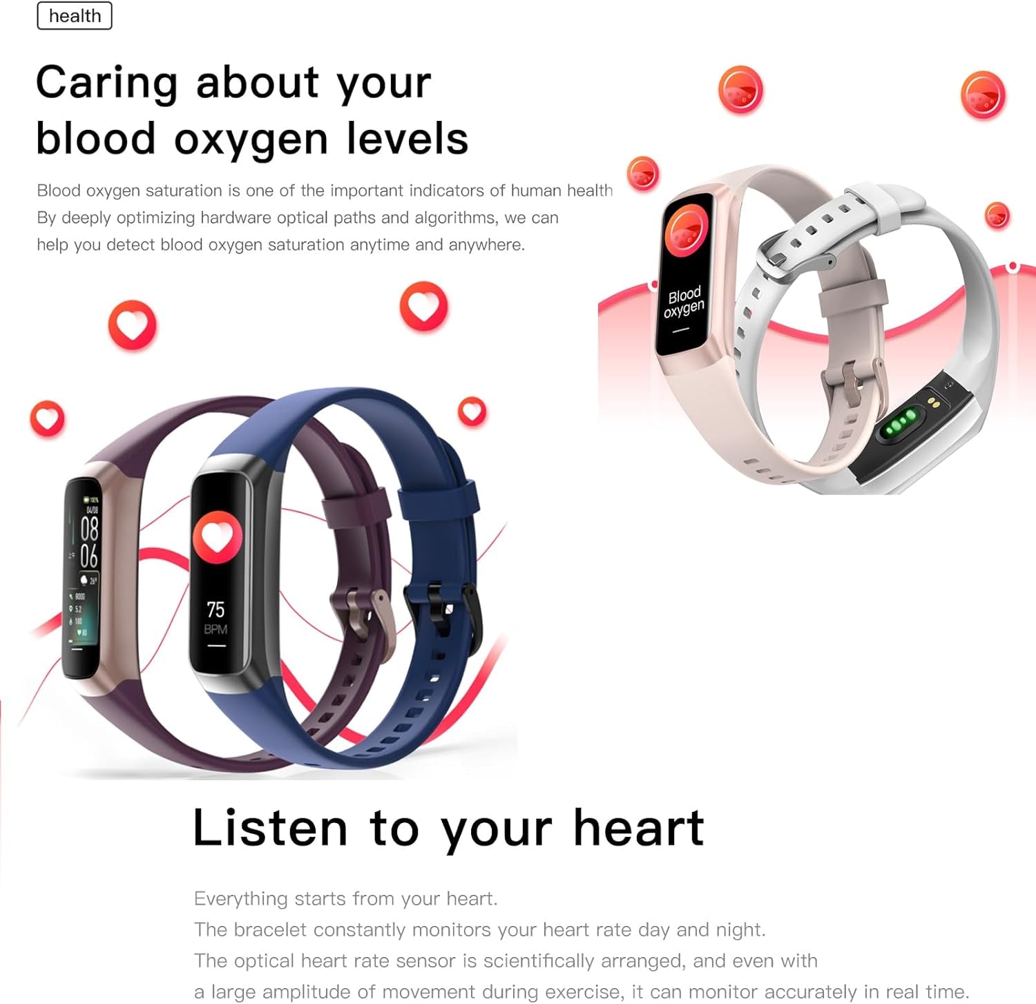 Unisex  Fitness Tracker 