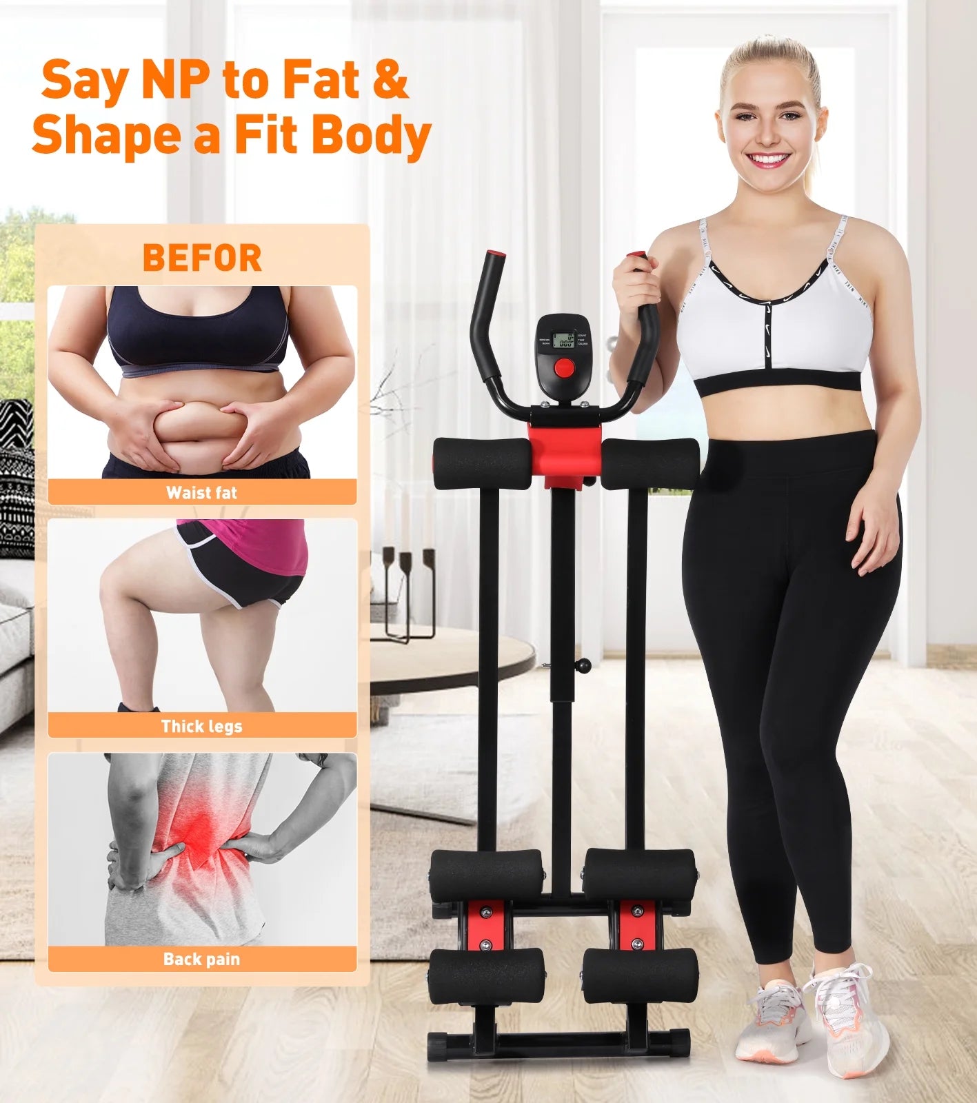 Fitness Ab Machine for Home Gym