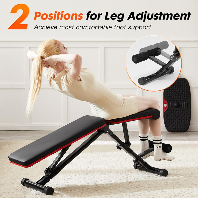  Foldable Workout Bench 