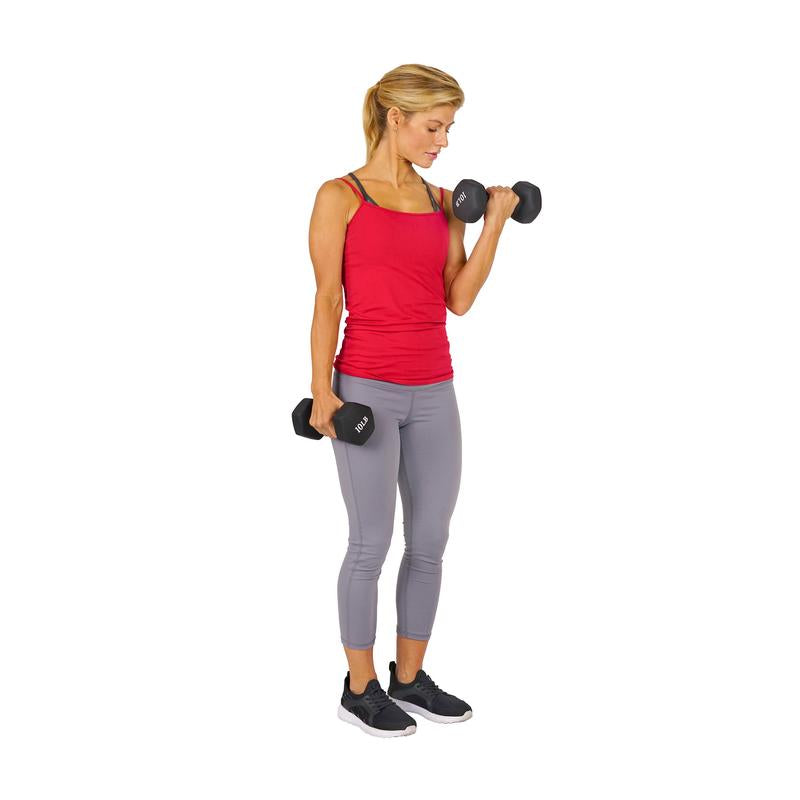  Pair Set of 2 Hex Dumbbells