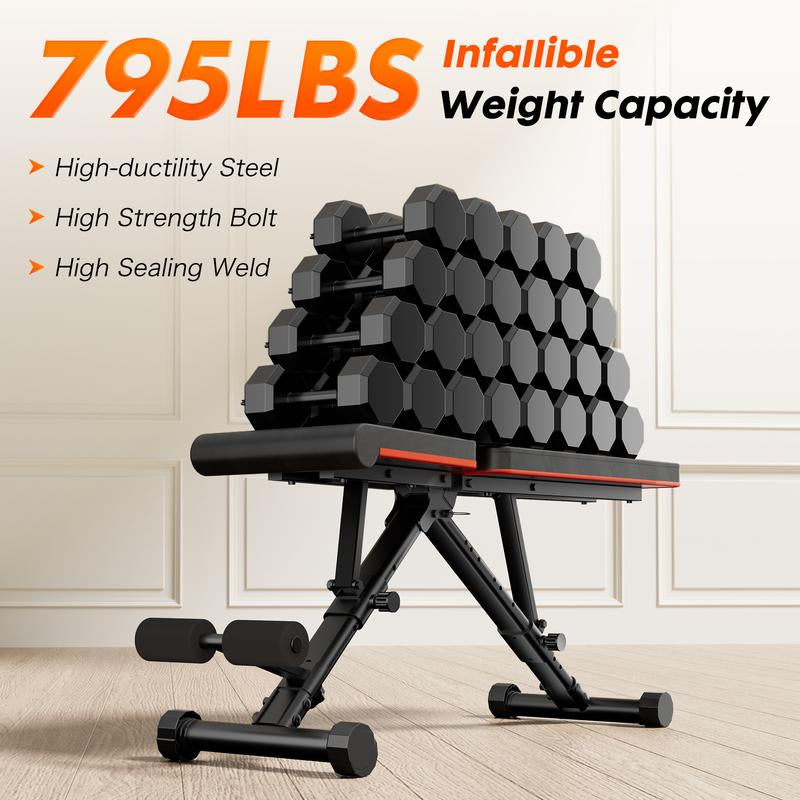  Foldable Workout Bench 