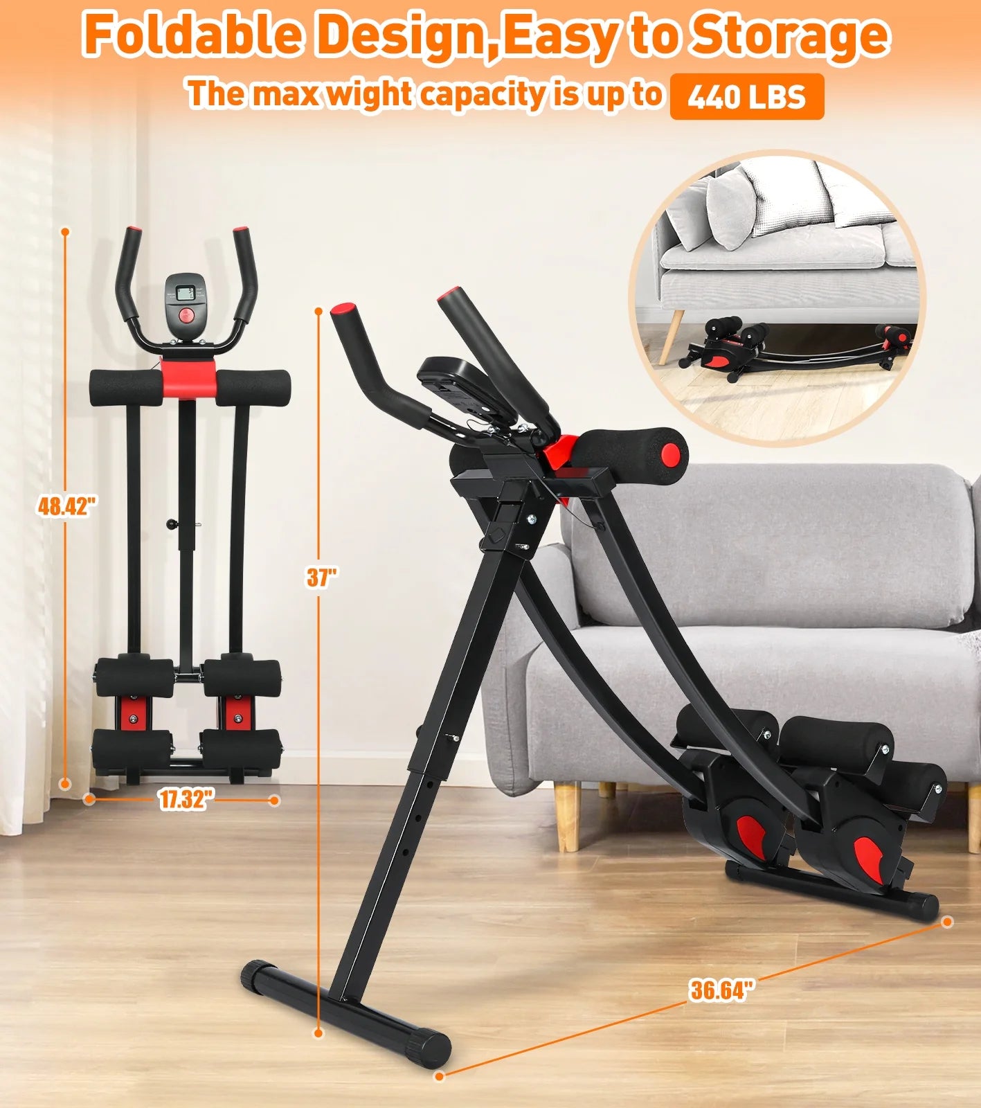 Fitness Ab Machine for Home Gym