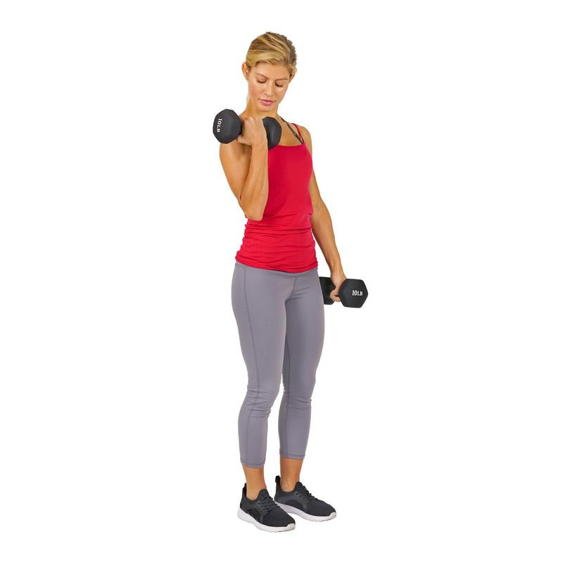  Pair Set of 2 Hex Dumbbells