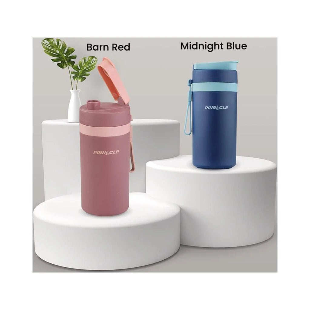Thermo Water Bottle with Carrying Strap – 13.5Oz Stainless Steel Water Bottle